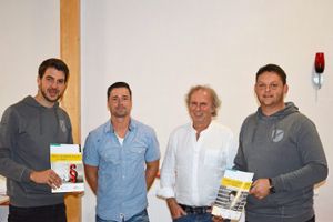 Gemeinsam für den Schutz von Kindern und Jugendlichen (von links): Julian Siefert, Alexander Gregori, Uwe Baumann und Tobias Anselm  Foto: Verein