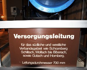 Diese Wasserleitung in Reinerzau versorgt auch Hornberg. Foto: Gräff