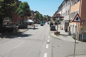 Die Umgestaltung der Hauptstraße sorgt in Kenzingen weiterhin für Diskussionen.   Foto: Archiv: Ande