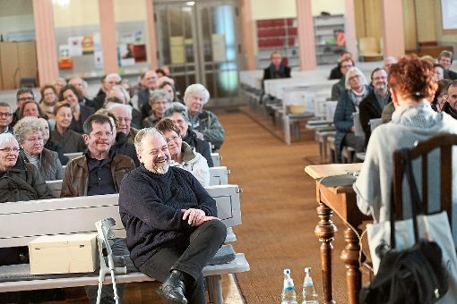 Frank-Uwe Kündiger freute sich über die vielen Grußworte und Darbietungen der Gemeindemitglieder.  Foto: Breuer