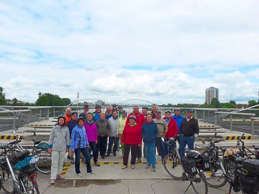 Bei der Fahrradtour des Arbeitskreis Tourismus radelte die Gruppe insgesamt 52 Kilometer.   Foto: Fink