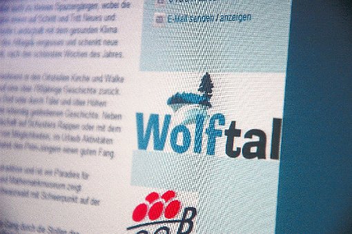 Ein Großteil der Touristen findet über das Internet ins Wolftal – wie etwa über die Seite der Gemeinde Oberwolfach. Foto: Forth