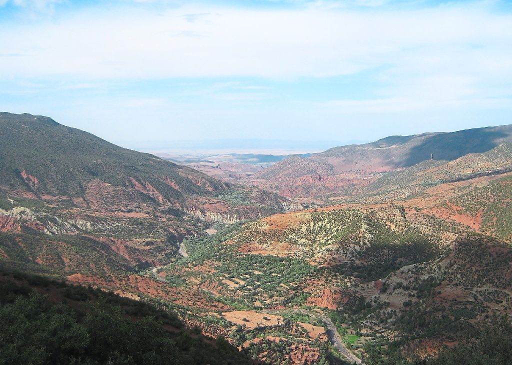 Beeindruckender Blick über das Atlasgebirge. Im kommenden Jahr will Wendelin Hug die Fotos wieder aus seinem Segelflugzeug schießen. Foto: Fliegergruppe