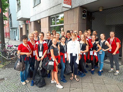 Sportlerinnen und Verantwortliche der Abteilung Dance sammelten in der Bundeshauptstadt viele positive Eindrücke.   Foto: Verein