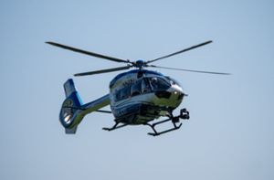 Die Polizei war am Donnerstag in Wolfach mit einem Hubschrauber im Einsatz. (Symbolfoto) Foto: Heidepriem