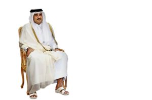 Der Emir von Katar trägt gern offene Schuhe. Foto: AP