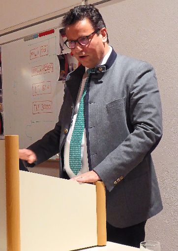CDU-Politiker Peter Hauk referierte über den Stand im Kartellrechtsverfahren.  Foto: Dorn