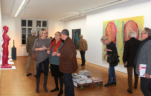 Skulpturen, Objekte, Bilder und Gemälde fassen die Geschichte des Kunstvereins Offenburg/Ortenau zusammen.  Foto: Haberer