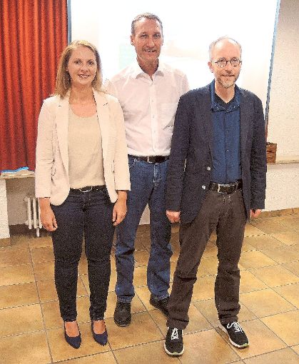 Sandra Boser (von links), Volker Goerz und Matthias Gastel Foto: Jehle
