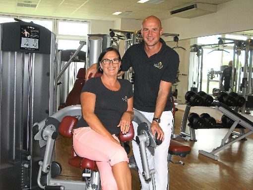Carmen Herbst und Matthias Geiger betreiben in Friesenheim das Fitness-Studio Active 30 plus.  Foto: Bohnert-Seidel