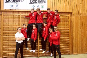 Die erfolgreiche Mannschaft aus Altdorf/Ettenheim/Herbolzheim mit den Trainern     Foto: Verein