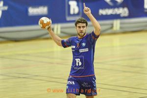 Will im Handball ganz nach oben:  Straßburgs Tom Robyns. Foto: Martial Lithard  Photographie Foto: Lahrer Zeitung