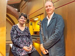 Susanne Moßmann und Christoph Wirz beendeten die Reihe Sommermusik in der Stiftskirche.  Foto: Baublies Foto: Lahrer Zeitung