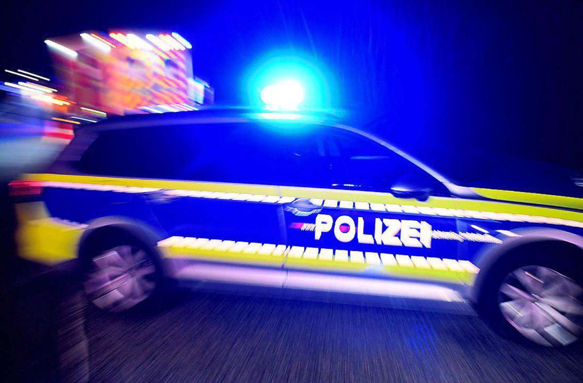 Die Polizei fahndete in der Nacht auf Freitag mit einem Großaufgebot nach den beiden Verdächtigen. Foto: Bockwoldt (Symbol)