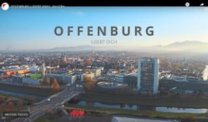 Die Stadt Offenburg präsentiert sich in ihrem Image-Film mit beeindruckenden Bildern.  Screenshot: Lübke