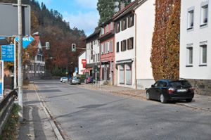 Der Bereich der Hornberger Hauptstraße von der Schützenbrücke bis zum Friedhof wird saniert Foto: Jehle Foto: Schwarzwälder Bote