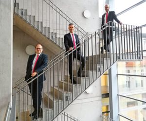 Der neue Vorstand der Sparkasse Kinzigtal (von links): Sebastian Lebek, Carlo Carosi und Martin SeidelFoto: Sparkasse Foto: Schwarzwälder Bote