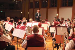 Ringsheims Dirigent Gerd Furtwängler hatte für das Jahreskonzert ein abwechslungsreiches Programm zusammengestellt, das seine Musiker hervorragend umsetzten. Foto: Mutz