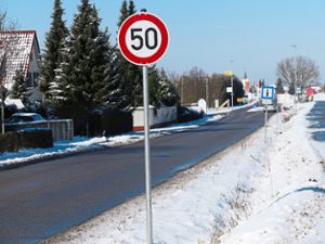 Verkehrsbehörde lehnt Wunsch ab: Es bleibt bei Tempo 50 ab Friedhofsweg in Heiligenzell.Foto: Bohnert-Seidel Foto: Lahrer Zeitung