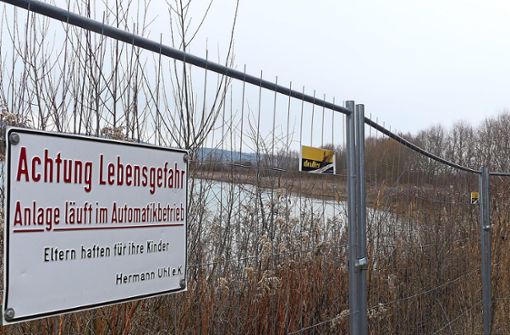 Der Antrag des Kieswerk Uhl wurde genehmigt – die Firma darf ihren Baggersee erweitern. Foto: Bohnert-Seidel