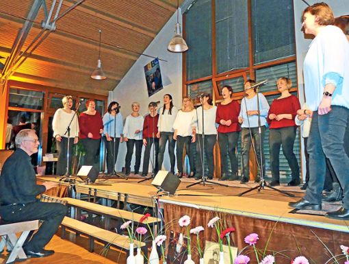 Beim Konzert der Chor-y-Feen im Jahr 2018 war noch was los im Haus der Pfarrgemeinde in Oberwolfach.  Archivfoto: Haas Quelle: Unbekannt