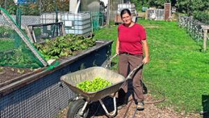Nadine Merz ist von der Landschaftsgärtnerei zur Gartentherapie gewechselt – und hat es nicht bereut. Foto: Göpfert