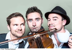 Virtuoses Crossover mit viel Wiener Schmäh gibt es vom Trio Cobario.  Fotos: Promo Foto: Lahrer Zeitung