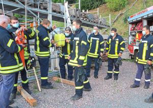 Im Sommer vergangenen Jahres konnten die Mitglieder der Freiwilligen Feuerwehr Schuttertal wieder proben. Nun wählen bis zu 60 Kameraden in Präsenz die neuen Posten.  Foto: Dach