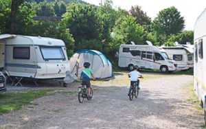 Auf dem Seelbacher Campingplatz ist wieder Leben eingekehrt. Foto: Kiryakova Foto: Lahrer Zeitung