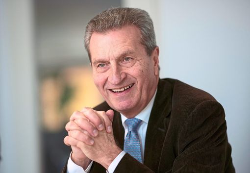 Günther  Oettinger gehört ab Januar 2021 dem Aufsichtsrat der Herrenknecht AG an.Foto: Gollnow Foto: Lahrer Zeitung