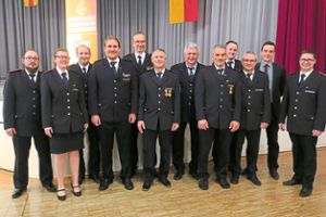 Zahlreiche Mitglieder der  Freiwilligen Feuerwehr Friesenheim wurden im Rahmen der Hauptversammlung geehrt.  Foto: cbs Foto: Lahrer Zeitung