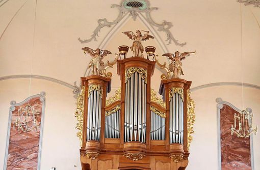 Die Stieffell-Orgel hatte ihre letzte Restauration im Jahr 1973. Das aus dem Jahr 1773 stammende Musikinstrument muss nun grundlegend repariert werden. Foto: Hiller