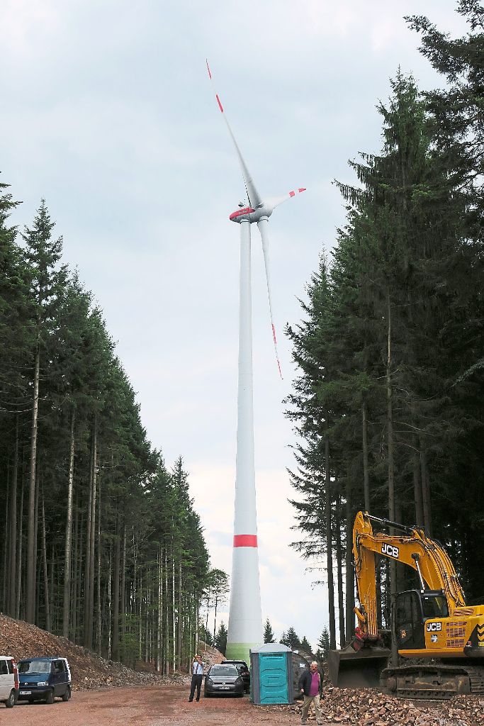 Der Gemeinderat bezweifelt mehrheitlich die Rentabilität von Windrädern in Friesenheim. Auf dem Rauhkasten/Steinfirst sind seit Sommer vier Anlagen in Betrieb.  Foto: Bohnert-Seidel