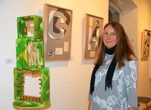 Bis zum 10. März sind die Arbeiten von  Annette Birnbaum  in der Galerie des Kunstvereins zu sehen. Foto: Haberer Foto: Lahrer Zeitung