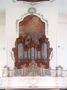 Die Silbermann-Orgel in der St. Landelin-Kirche in Ettenheimmünster gehört zu den bedeutendsten Orgeln im süddeutschen Raum. Foto: Konzertbüro Jung/Gerhard Bäuerle Foto: Lahrer Zeitung