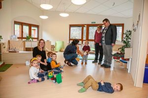 Die Kinder der Kindertagesstätte St. Landelin in Ettenheimmünster haben den neuen Raum gut angenommen. Foto: Decoux-Kone Foto: Lahrer Zeitung