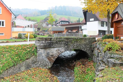 Private Hochwasserschutzmaßnahmen sollen in Welschensteinach helfen. Foto: Störr Foto: Schwarzwälder Bote