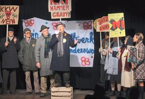 Ein Stück Heimatgeschichte als Theaterstück: Rote Sonne – dunke Nacht befasst sich mit der Anti-Atomkraft-Bewegung in Wyhl am Kaiserstuhl. Archivfoto: Haberer Foto: Lahrer Zeitung