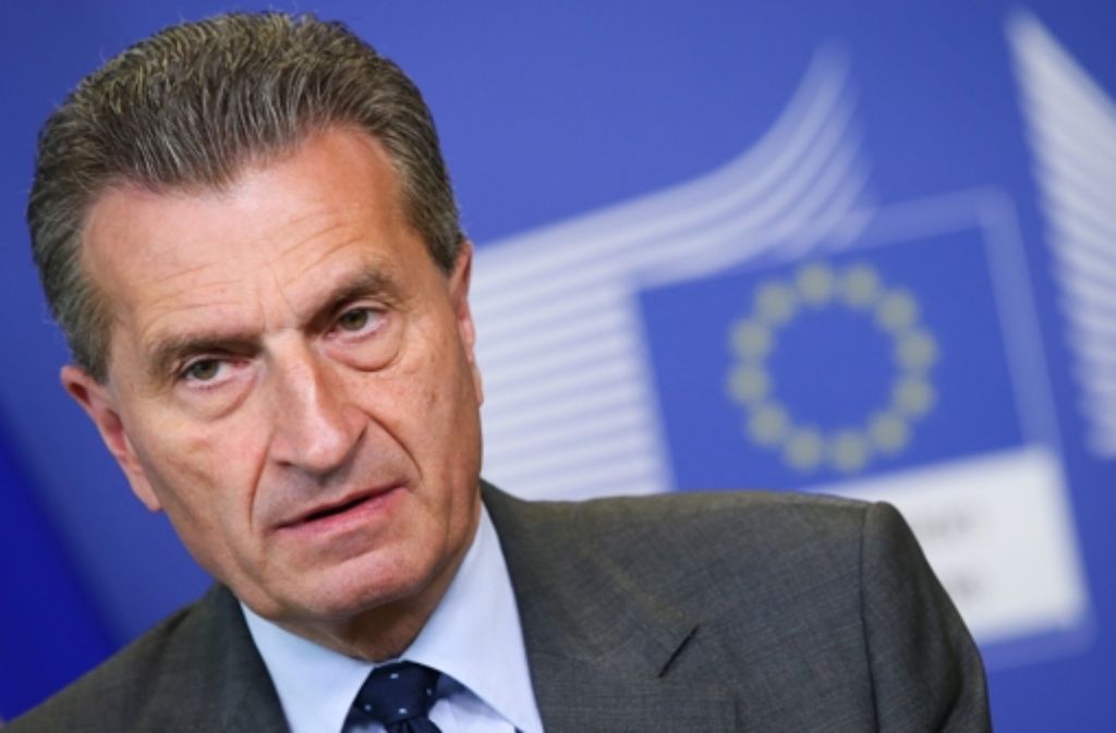 Günther Oettinger soll die digitale Wirtschaft in Europa in Schwung bringen Foto: dpa