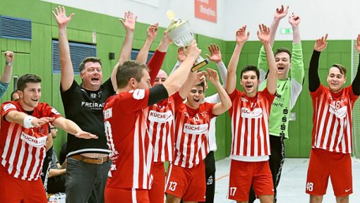 Für den Amateurpokal qualifizierte sich Ringsheim mit einem Sieg  im SHV-Pokalfinale über Sinzheim. Foto: Wendling Foto: Lahrer Zeitung