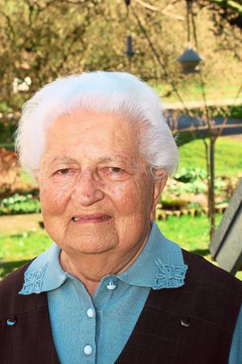 Maria Vetterer wird 90 Jahre alt.  Foto: cbs