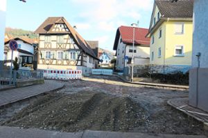 Der Kreuzungsbereich in Heiligenzell wird umgebaut.  Foto: Bohnert-Seidel Foto: Lahrer Zeitung