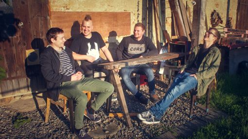Die Band (von links): Lars Stückle, Luca Gegg, Marius Müller und Jonas Fehrenbach Foto: Band