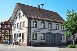 Das Rathaus in Allmannsweier wurde 1861 gebaut. Das äußere Erscheinungsbild soll erhalten bleiben. Foto: Archiv