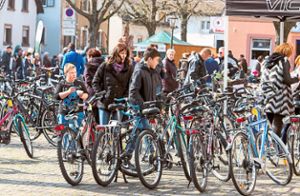 Fahrräder zum Schnäppchenpreis gibt es bei der Tour de Rust zu kaufen. Foto: Rein Foto: Lahrer Zeitung