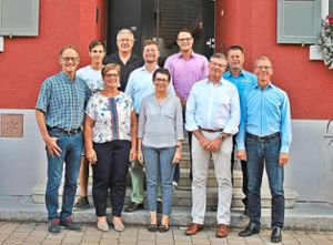 Der neue Ortschaftsrat von Kippenheimweiler mit Ortsvorsteher Tobias Fäßler (mittlere Reihe, Mitte) Foto: Mühl