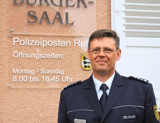 Chef von sieben Beamten im  ­Dienstbezirk Rust/Ringsheim: Martin Baumann Foto: Lahrer Zeitung