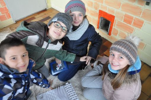 Die jungen Tierfreunde besuchen das Tierheim in Lahr Foto: Stangenberg