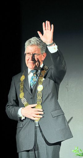 Wolfgang G. Müller sagt in diesem Jahr als Oberbürgermeister Ade. Sein Nachfolger wird   am 22. September gewählt. Archivfoto: bau Foto: Lahrer Zeitung