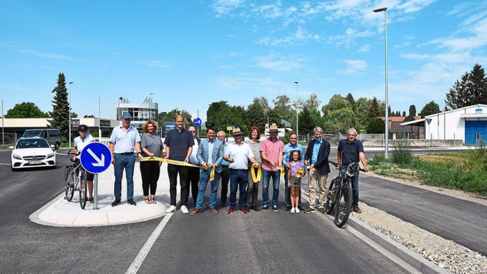 Sicherer unterwegs: Neuer Radweg und Kreisverkehr in Kippenheim